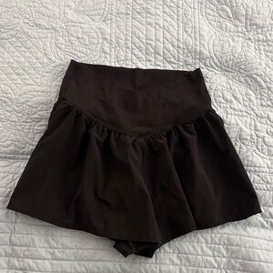 Black AERIE Crossover Shorts